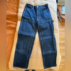 Jesse Kamm- Patchwork handy in dark blue denim